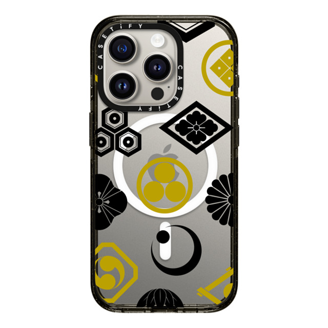 CASETiFY iPhone 15 Pro Case Black Impact Case MagSafe Compatible Crested Symbols mika shimizu Mother's Day CASETiFY iPhone 15 Pro Case Black Impact Case MagSafe Compatible Crested Symbols mika shimizu Mother's Day