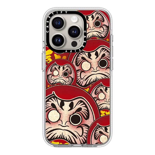 CASETiFY iPhone 15 Pro ケース クリア クリア ケース MagSafe対応 Darumas mika shimizu