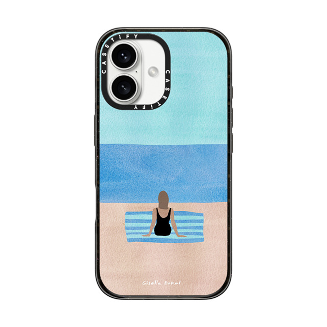 Giselle Dekel x CASETiFY iPhone 16 Case Portraiture Black Impact Case I'm Ready Father's Day Giselle Dekel x CASETiFY iPhone 16 Case Portraiture Black Impact Case I'm Ready Father's Day