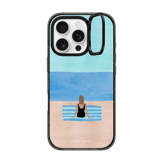 Giselle Dekel x CASETiFY iPhone 16 Pro Case Portraiture Black インパクトリングスタンドケース MagSafe対応 I'm Ready Father's Day Giselle Dekel x CASETiFY iPhone 16 Pro Case Portraiture Black インパクトリングスタンドケース MagSafe対応 I'm Ready Father's Day