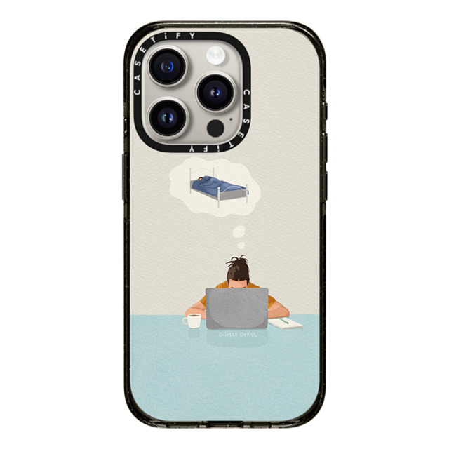 Giselle Dekel x CASETiFY iPhone 15 Pro Case Fine Art,Portraiture Black Impact Case MagSafe Compatible Dreaming of Bed Mother's Day Giselle Dekel x CASETiFY iPhone 15 Pro Case Fine Art,Portraiture Black Impact Case MagSafe Compatible Dreaming of Bed Mother's Day