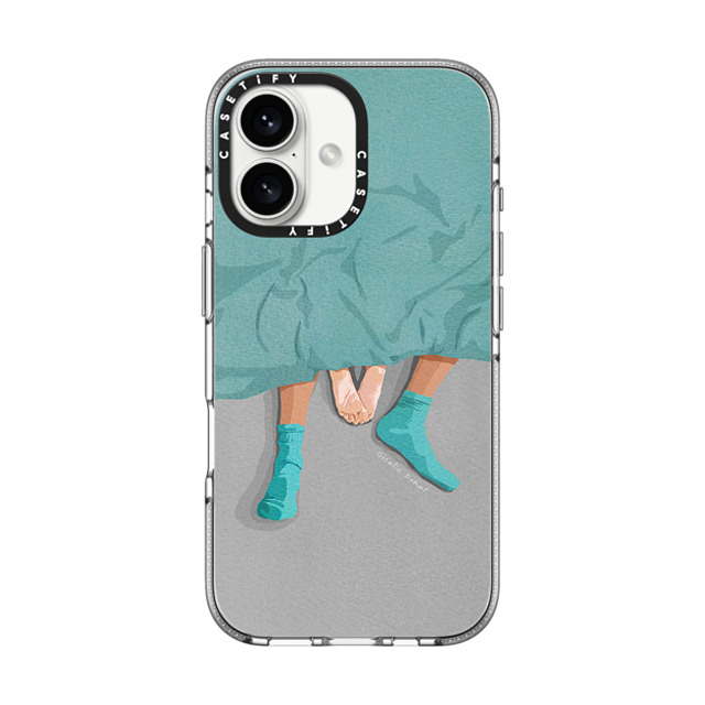 Giselle Dekel x CASETiFY iPhone 16 Case Fine Art,Portraiture Clear Clear Case MagSafe Compatible Napping Together Father's Day Giselle Dekel x CASETiFY iPhone 16 Case Fine Art,Portraiture Clear Clear Case MagSafe Compatible Napping Together Father's Day