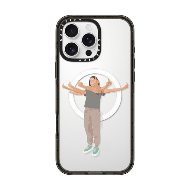 Giselle Dekel x CASETiFY iPhone 16 Pro Max Case Fine Art,Portraiture Black Impact Case MagSafe Compatible Had Enough Back to School Giselle Dekel x CASETiFY iPhone 16 Pro Max Case Fine Art,Portraiture Black Impact Case MagSafe Compatible Had Enough Back to School