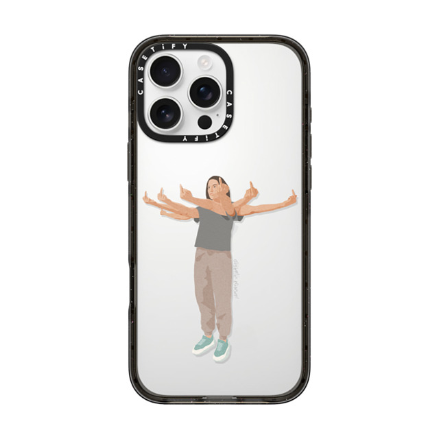 Giselle Dekel x CASETiFY iPhone 16 Pro Max ケース Fine Art,Portraiture ブラック インパクトケース Had Enough Back to School Giselle Dekel x CASETiFY iPhone 16 Pro Max ケース Fine Art,Portraiture ブラック インパクトケース Had Enough Back to School
