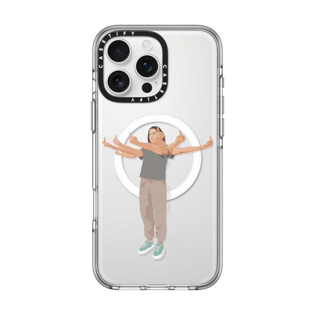 Giselle Dekel x CASETiFY iPhone 16 Pro Max Case Fine Art,Portraiture クリア クリア ケース MagSafe対応 Had Enough Back to School Giselle Dekel x CASETiFY iPhone 16 Pro Max Case Fine Art,Portraiture クリア クリア ケース MagSafe対応 Had Enough Back to School