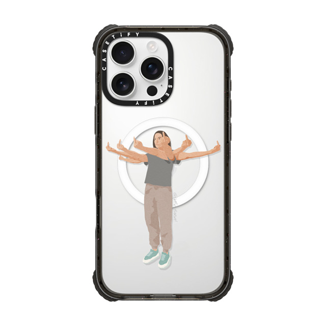 Giselle Dekel x CASETiFY iPhone 16 Pro Max ケース Fine Art,Portraiture ブラック ウルトラ インパクトケース MagSafe 対応 Had Enough Father's Day Giselle Dekel x CASETiFY iPhone 16 Pro Max ケース Fine Art,Portraiture ブラック ウルトラ インパクトケース MagSafe 対応 Had Enough Father's Day