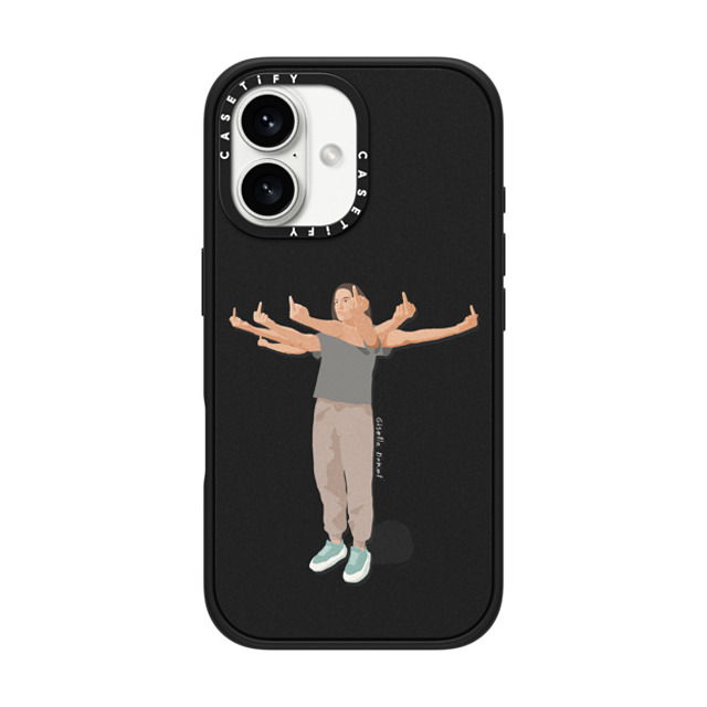 Giselle Dekel x CASETiFY iPhone 16 ケース Fine Art,Portraiture マットブラック インパクトケース MagSafe対応 Had Enough Father's Day Giselle Dekel x CASETiFY iPhone 16 ケース Fine Art,Portraiture マットブラック インパクトケース MagSafe対応 Had Enough Father's Day