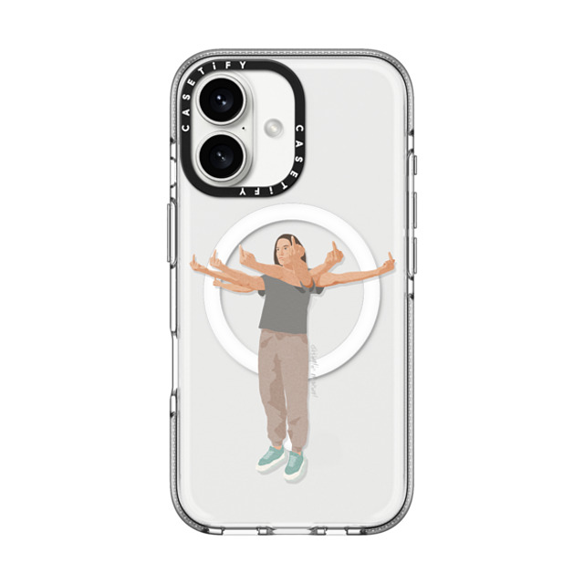 Giselle Dekel x CASETiFY iPhone 16 ケース Fine Art,Portraiture クリア クリア ケース MagSafe対応 Had Enough Father's Day Giselle Dekel x CASETiFY iPhone 16 ケース Fine Art,Portraiture クリア クリア ケース MagSafe対応 Had Enough Father's Day