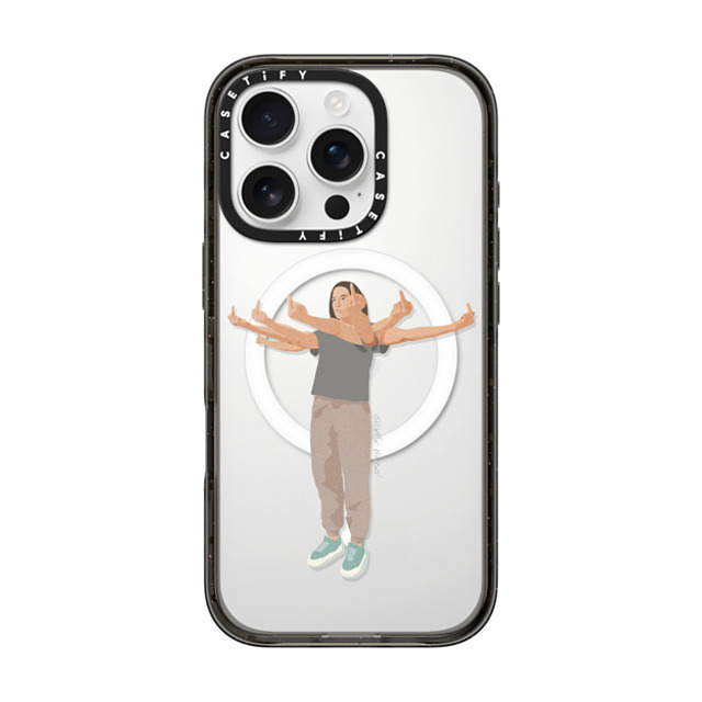Giselle Dekel x CASETiFY iPhone 16 Pro ケース Fine Art,Portraiture ブラック インパクトケース MagSafe対応 Had Enough Father's Day Giselle Dekel x CASETiFY iPhone 16 Pro ケース Fine Art,Portraiture ブラック インパクトケース MagSafe対応 Had Enough Father's Day