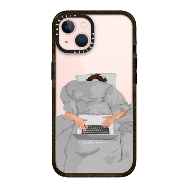 Giselle Dekel x CASETiFY iPhone 13 ケース ブラック インパクトケース Last Email