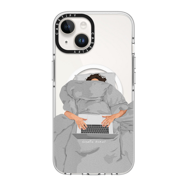 Giselle Dekel x CASETiFY iPhone 14 Case Clear Clear Case MagSafe Compatible Last Email Giselle Dekel x CASETiFY iPhone 14 Case Clear Clear Case MagSafe Compatible Last Email
