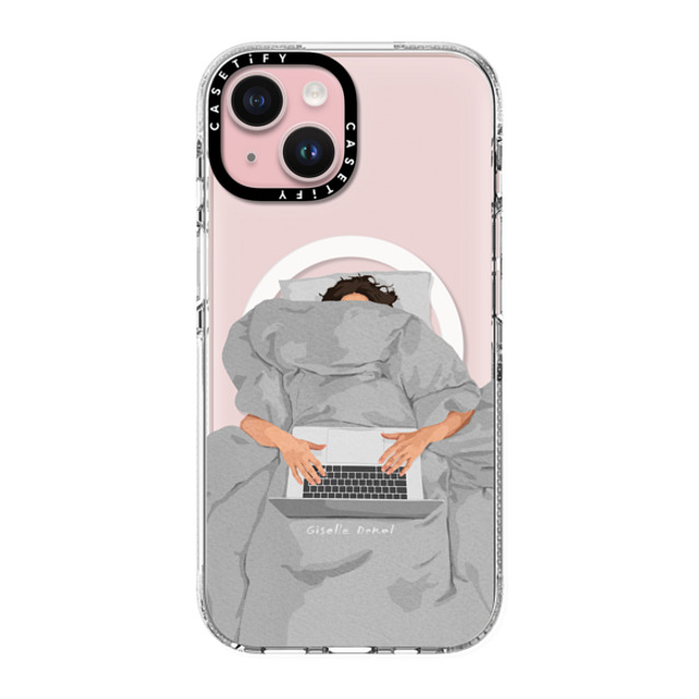 Giselle Dekel x CASETiFY iPhone 15 ケース クリア クリア ケース MagSafe対応 Last Email