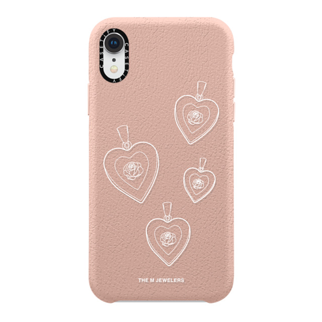 The M Jewelers x CASETiFY iPhone XR Case ライトピンク ペブルケース Rose Locket The M Jewelers x CASETiFY iPhone XR Case ライトピンク ペブルケース Rose Locket