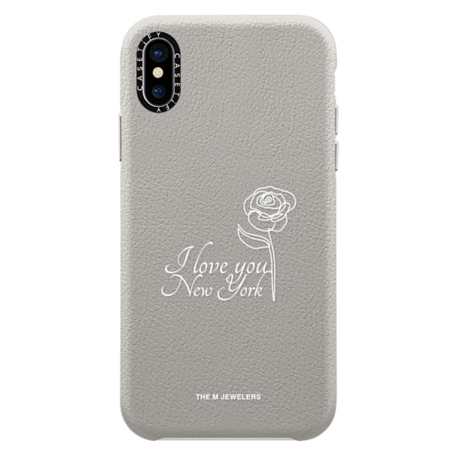 The M Jewelers x CASETiFY iPhone X ケース ストーングレー ペブルケース ニューヨーク The M Jewelers x CASETiFY iPhone X ケース ストーングレー ペブルケース ニューヨーク