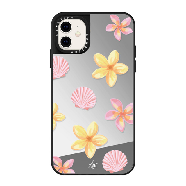 CASETiFY iPhone 11 Case Silver on Black ミラーケース Tropical Holibob ami charlize Back to School CASETiFY iPhone 11 Case Silver on Black ミラーケース Tropical Holibob ami charlize Back to School