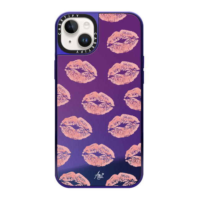 CASETiFY iPhone 14 Plus Case Purple Disco on Purple ミラーケース MagSafe対応 Ami's Kiss ami charlize CASETiFY iPhone 14 Plus Case Purple Disco on Purple ミラーケース MagSafe対応 Ami's Kiss ami charlize