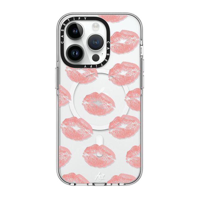 CASETiFY iPhone 14 Pro Case Clear Clear Case MagSafe Compatible Ami's Kiss ami charlize CASETiFY iPhone 14 Pro Case Clear Clear Case MagSafe Compatible Ami's Kiss ami charlize