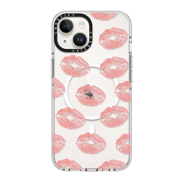 CASETiFY iPhone 14 Case Clear Clear Case MagSafe Compatible Ami's Kiss ami charlize CASETiFY iPhone 14 Case Clear Clear Case MagSafe Compatible Ami's Kiss ami charlize