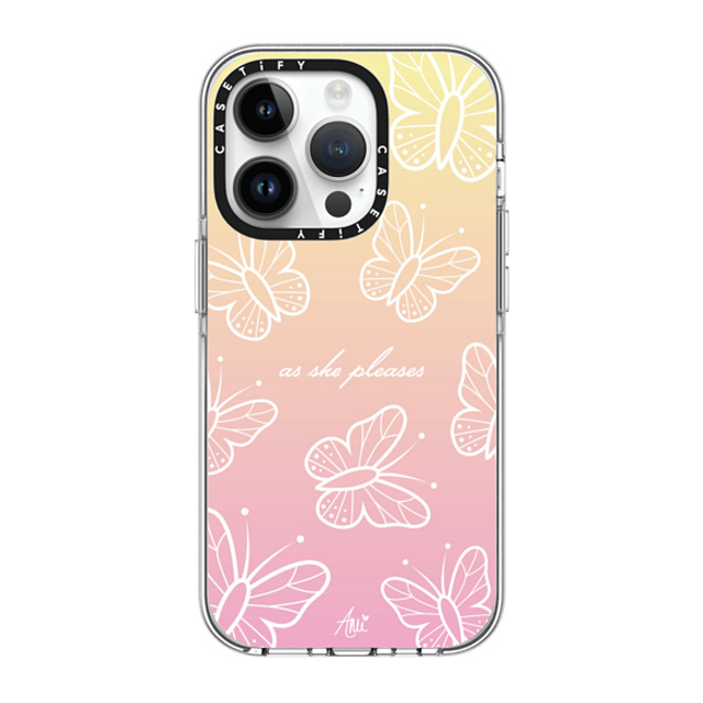 CASETiFY iPhone 14 Pro Case Clear Clear Case MagSafe Compatible As She Pleases ami charlize CASETiFY iPhone 14 Pro Case Clear Clear Case MagSafe Compatible As She Pleases ami charlize