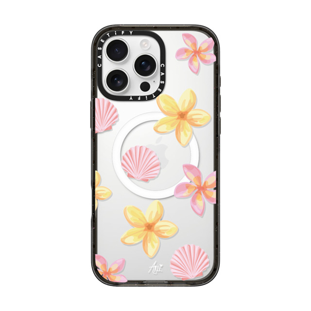 CASETiFY iPhone 16 Pro Max Case Black Impact Case MagSafe Compatible Tropical Holibob ami charlize CASETiFY iPhone 16 Pro Max Case Black Impact Case MagSafe Compatible Tropical Holibob ami charlize