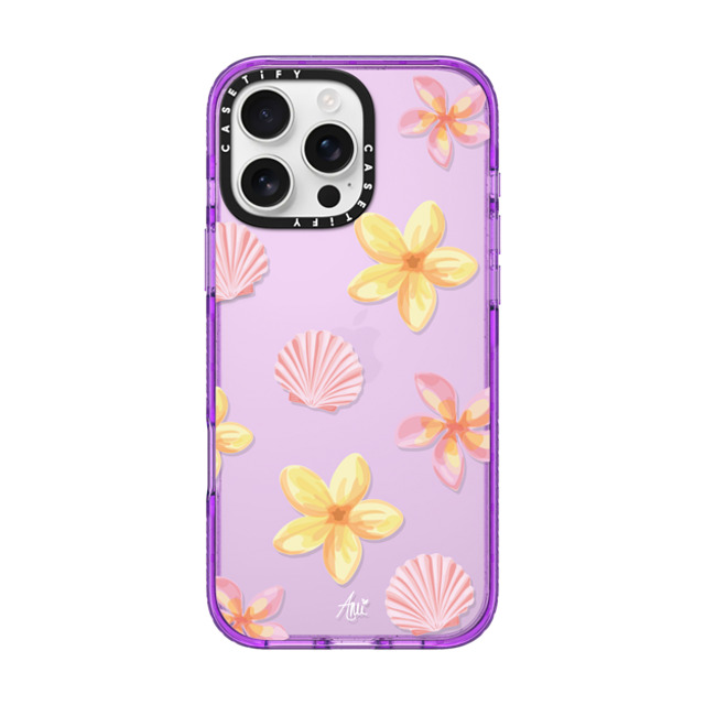 CASETiFY iPhone 16 Pro Max Case パープル インパクトケース Tropical Holibob ami charlize Father's Day CASETiFY iPhone 16 Pro Max Case パープル インパクトケース Tropical Holibob ami charlize Father's Day