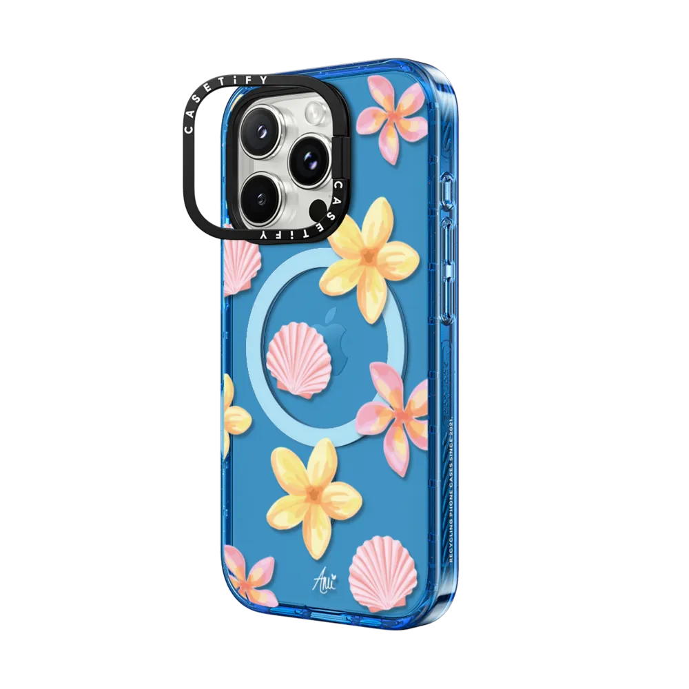 Impact Ring Stand iPhone 16 Pro Max Case MagSafe Compatible - Tropical Holibob