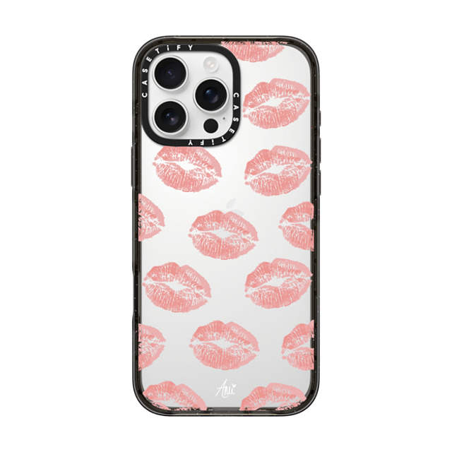 CASETiFY iPhone 16 Pro Max Case Black インパクトケース Ami's Kiss ami charlize Mother's Day CASETiFY iPhone 16 Pro Max Case Black インパクトケース Ami's Kiss ami charlize Mother's Day