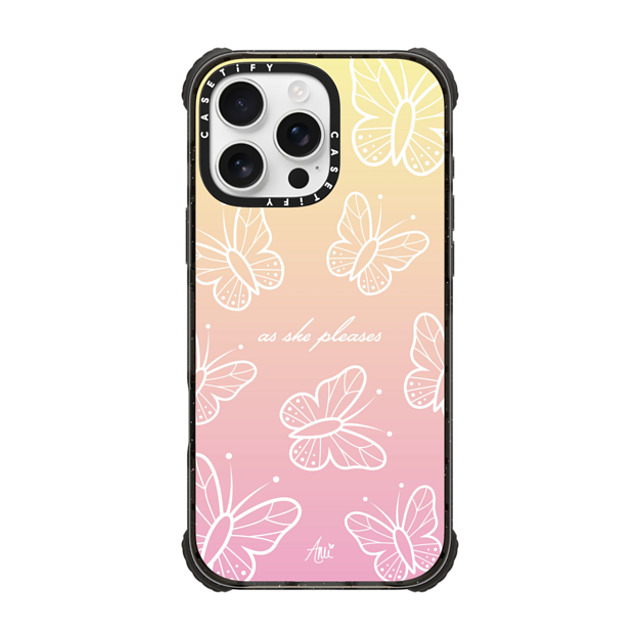 CASETiFY iPhone 16 Pro Max Case Black ウルトラ インパクトケース MagSafe 対応 As She Pleases ami charlize CASETiFY iPhone 16 Pro Max Case Black ウルトラ インパクトケース MagSafe 対応 As She Pleases ami charlize