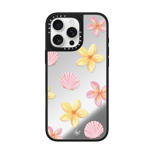 CASETiFY iPhone 16 Pro Max Case Silver on Black ミラーケース MagSafe対応 Tropical Holibob ami charlize Father's Day CASETiFY iPhone 16 Pro Max Case Silver on Black ミラーケース MagSafe対応 Tropical Holibob ami charlize Father's Day
