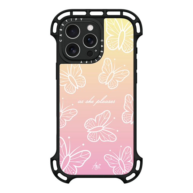 CASETiFY iPhone 16 Pro Max Case Black ウルトラ バウンスケース MagSafe対応 As She Pleases ami charlize CASETiFY iPhone 16 Pro Max Case Black ウルトラ バウンスケース MagSafe対応 As She Pleases ami charlize