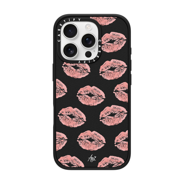 CASETiFY iPhone 16 Pro ケース マットブラック インパクトケース MagSafe対応 Ami's Kiss ami charlize Father's Day CASETiFY iPhone 16 Pro ケース マットブラック インパクトケース MagSafe対応 Ami's Kiss ami charlize Father's Day