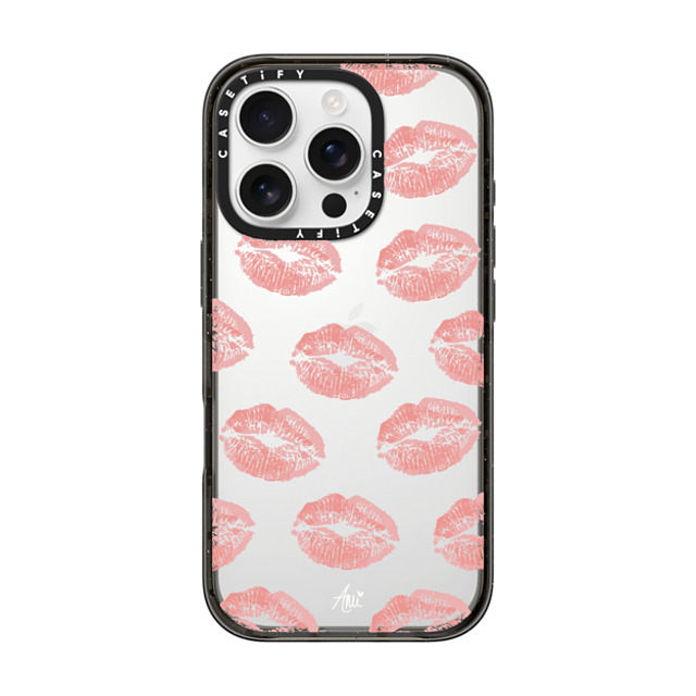 CASETiFY iPhone 16 Pro Case Black Impact Case Ami's Kiss ami charlize Mother's Day CASETiFY iPhone 16 Pro Case Black Impact Case Ami's Kiss ami charlize Mother's Day
