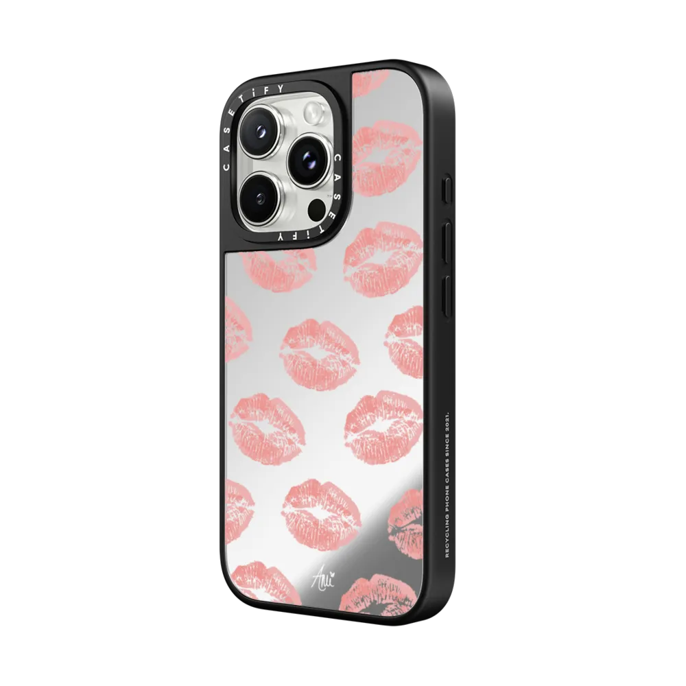 Mirror iPhone 16 Pro Case MagSafe Compatible - Ami's Kiss