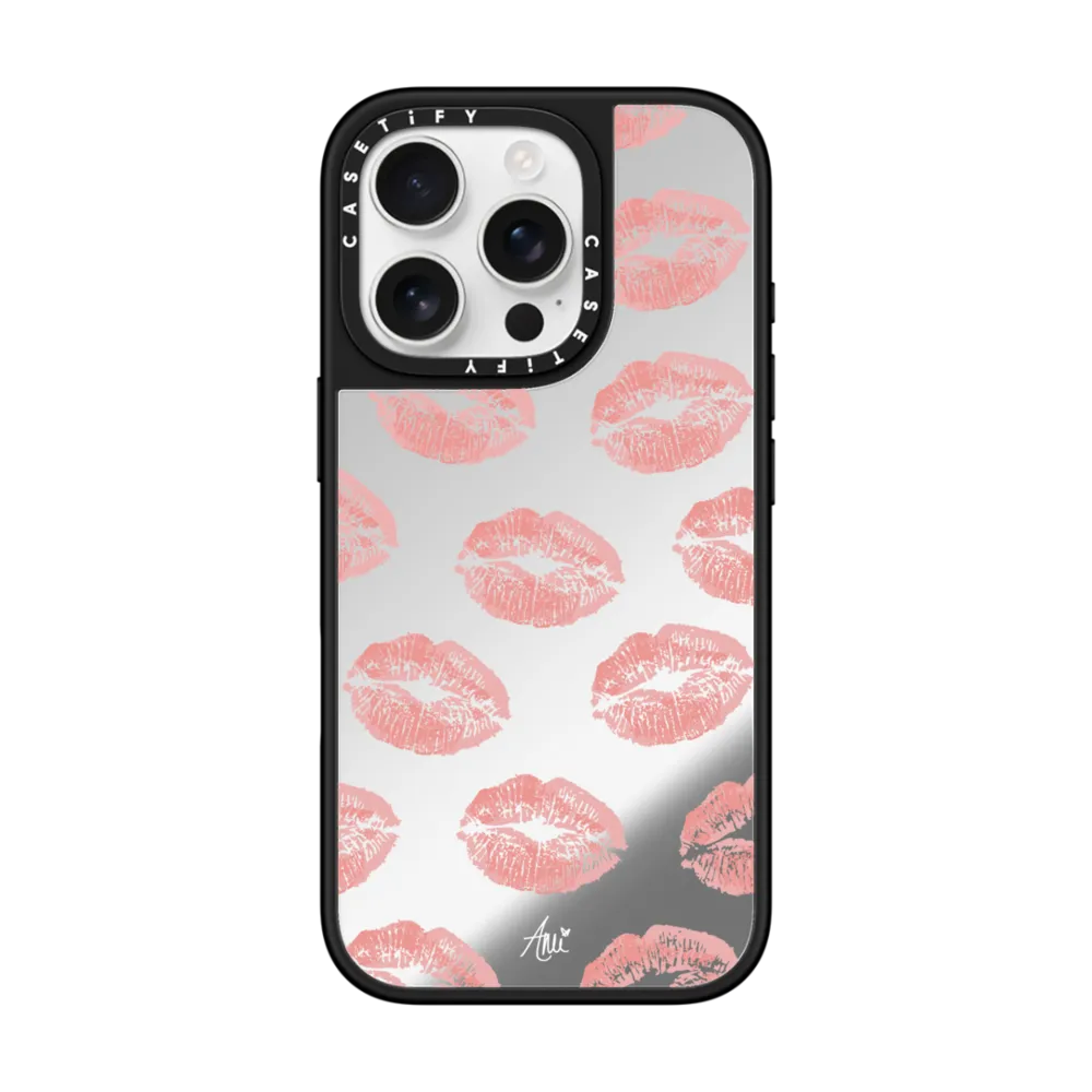 Mirror iPhone 16 Pro Case MagSafe Compatible - Ami's Kiss