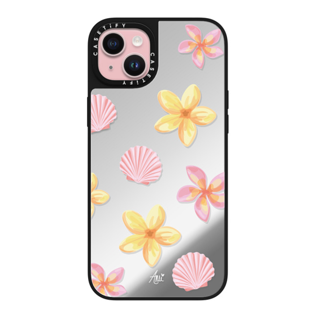 CASETiFY iPhone 15 Plus ケース Silver on Black ミラーケース MagSafe対応 Tropical Holibob ami charlize Father's Day CASETiFY iPhone 15 Plus ケース Silver on Black ミラーケース MagSafe対応 Tropical Holibob ami charlize Father's Day