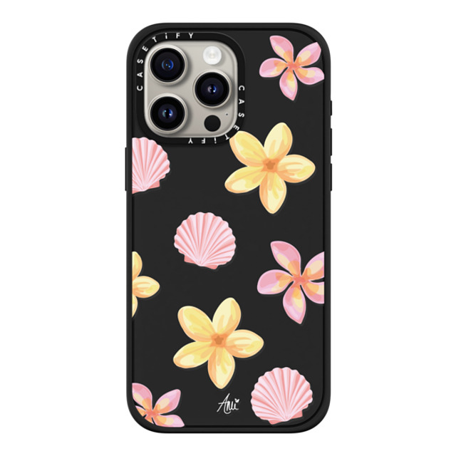 CASETiFY iPhone 15 Pro Max Case Matte Black Impact Case MagSafe Compatible Tropical Holibob ami charlize CASETiFY iPhone 15 Pro Max Case Matte Black Impact Case MagSafe Compatible Tropical Holibob ami charlize
