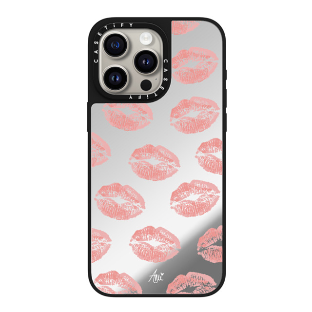 CASETiFY iPhone 15 Pro Max Case Silver on Black ミラーケース MagSafe対応 Ami's Kiss ami charlize CASETiFY iPhone 15 Pro Max Case Silver on Black ミラーケース MagSafe対応 Ami's Kiss ami charlize