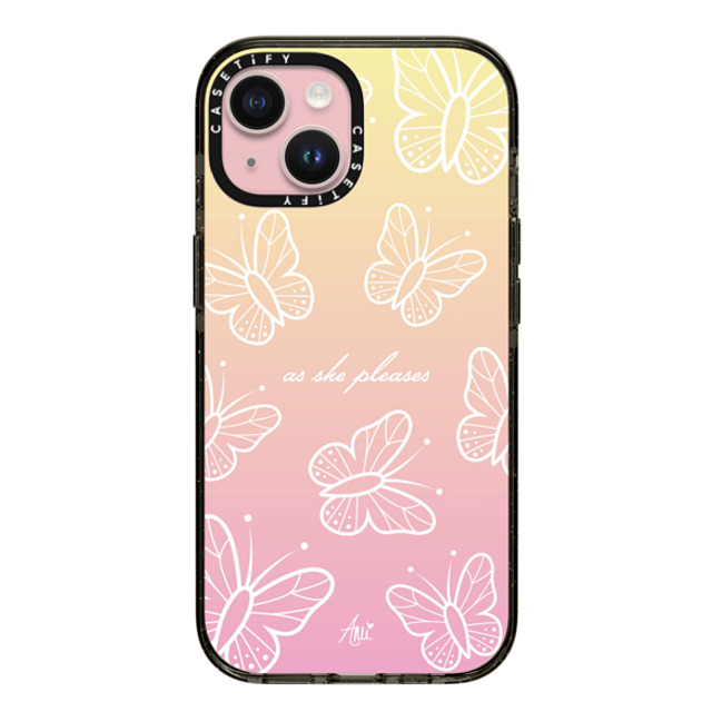 CASETiFY iPhone 15 Case Black Impact Case MagSafe Compatible As She Pleases ami charlize CASETiFY iPhone 15 Case Black Impact Case MagSafe Compatible As She Pleases ami charlize