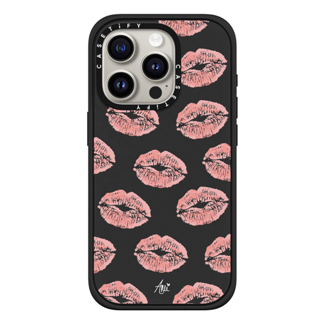 CASETiFY iPhone 15 Pro Case マットブラック インパクトケース MagSafe対応 Ami's Kiss ami charlize Father's Day CASETiFY iPhone 15 Pro Case マットブラック インパクトケース MagSafe対応 Ami's Kiss ami charlize Father's Day