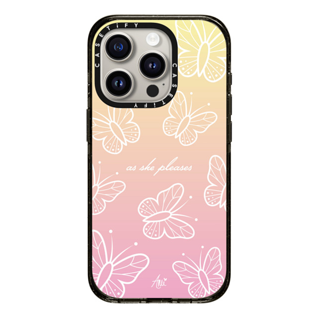 CASETiFY iPhone 15 Pro Case Black Impact Case MagSafe Compatible As She Pleases ami charlize CASETiFY iPhone 15 Pro Case Black Impact Case MagSafe Compatible As She Pleases ami charlize