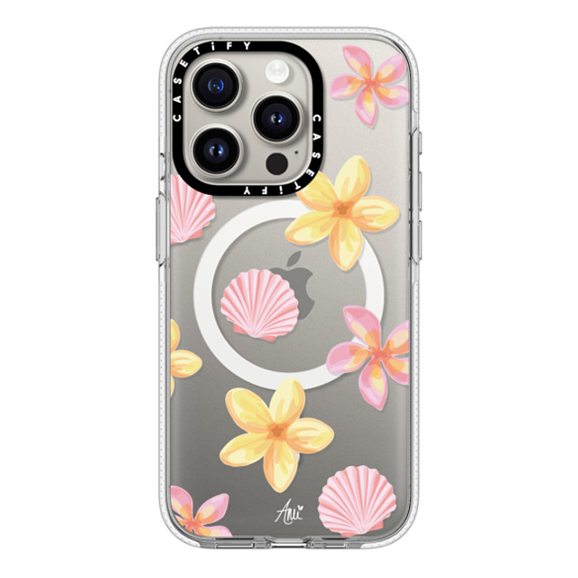 CASETiFY iPhone 15 Pro ケース クリア クリア ケース MagSafe対応 Tropical Holibob ami charlize Father's Day CASETiFY iPhone 15 Pro ケース クリア クリア ケース MagSafe対応 Tropical Holibob ami charlize Father's Day