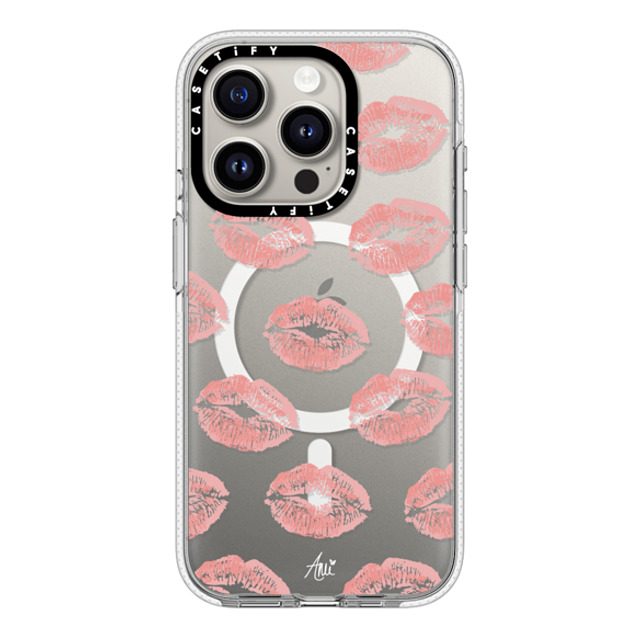 CASETiFY iPhone 15 Pro ケース クリア クリア ケース MagSafe対応 Ami's Kiss ami charlize Back to School CASETiFY iPhone 15 Pro ケース クリア クリア ケース MagSafe対応 Ami's Kiss ami charlize Back to School