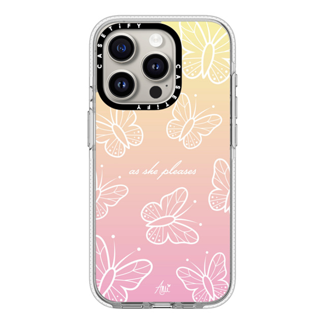 CASETiFY iPhone 15 Pro Case Clear Clear Case MagSafe Compatible As She Pleases ami charlize CASETiFY iPhone 15 Pro Case Clear Clear Case MagSafe Compatible As She Pleases ami charlize
