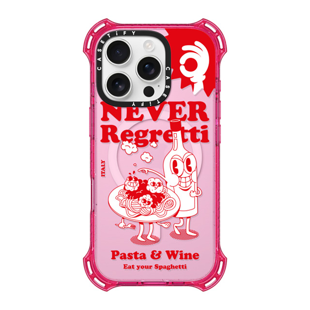 Marcello x CASETiFY iPhone 16 Pro Case プリムローズ ピンク バウンスケース Never Regretti Marcello x CASETiFY iPhone 16 Pro Case プリムローズ ピンク バウンスケース Never Regretti
