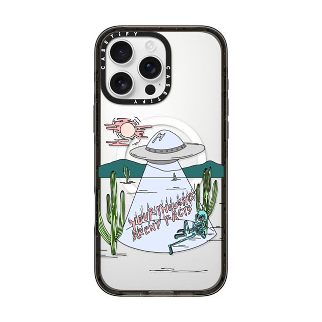 Emma Atterbury x CASETiFY iPhone 16 Pro Max ケース Surrealism,Weird ブラック インパクトケース MagSafe対応 Your Thoughts by Emma Atterbury Back to School Emma Atterbury x CASETiFY iPhone 16 Pro Max ケース Surrealism,Weird ブラック インパクトケース MagSafe対応 Your Thoughts by Emma Atterbury Back to School