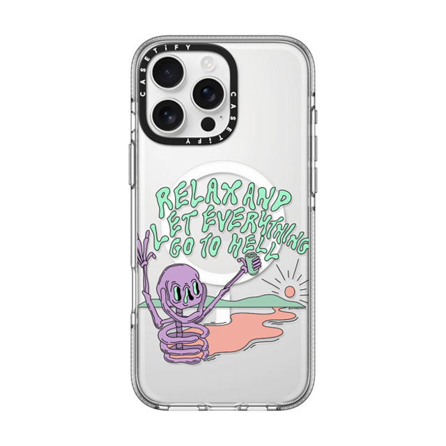 Emma Atterbury x CASETiFY iPhone 16 Pro Max Case Surrealism,Weird クリア クリア ケース MagSafe対応 Relax by Emma Atterbury Mother's Day Emma Atterbury x CASETiFY iPhone 16 Pro Max Case Surrealism,Weird クリア クリア ケース MagSafe対応 Relax by Emma Atterbury Mother's Day