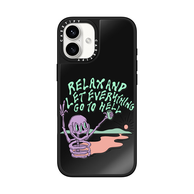 Emma Atterbury x CASETiFY iPhone 16 Plus Case Surrealism,Weird Black on Black ミラーケース MagSafe対応 Relax by Emma Atterbury Back to School Emma Atterbury x CASETiFY iPhone 16 Plus Case Surrealism,Weird Black on Black ミラーケース MagSafe対応 Relax by Emma Atterbury Back to School