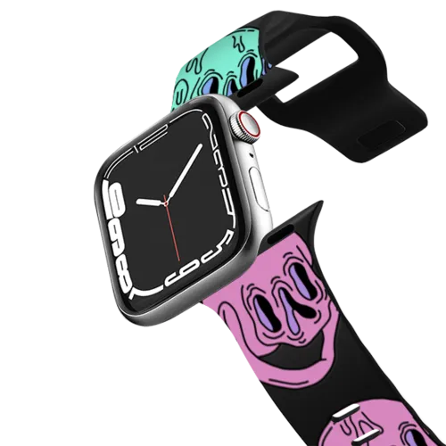 Apple Watch Series 7-9 (45mm) - Melting Skulls by Emma Atterbury
