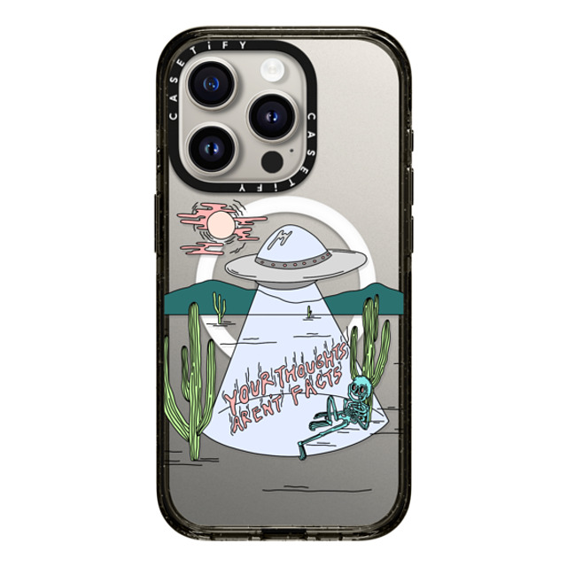Emma Atterbury x CASETiFY iPhone 15 Pro Case Surrealism,Weird Black Impact Case MagSafe Compatible Your Thoughts by Emma Atterbury Back to School Emma Atterbury x CASETiFY iPhone 15 Pro Case Surrealism,Weird Black Impact Case MagSafe Compatible Your Thoughts by Emma Atterbury Back to School