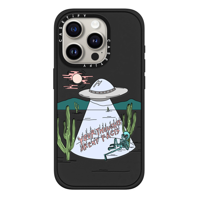 Emma Atterbury x CASETiFY iPhone 15 Pro Case Surrealism,Weird Matte Black Impact Case MagSafe Compatible Your Thoughts by Emma Atterbury Back to School Emma Atterbury x CASETiFY iPhone 15 Pro Case Surrealism,Weird Matte Black Impact Case MagSafe Compatible Your Thoughts by Emma Atterbury Back to School
